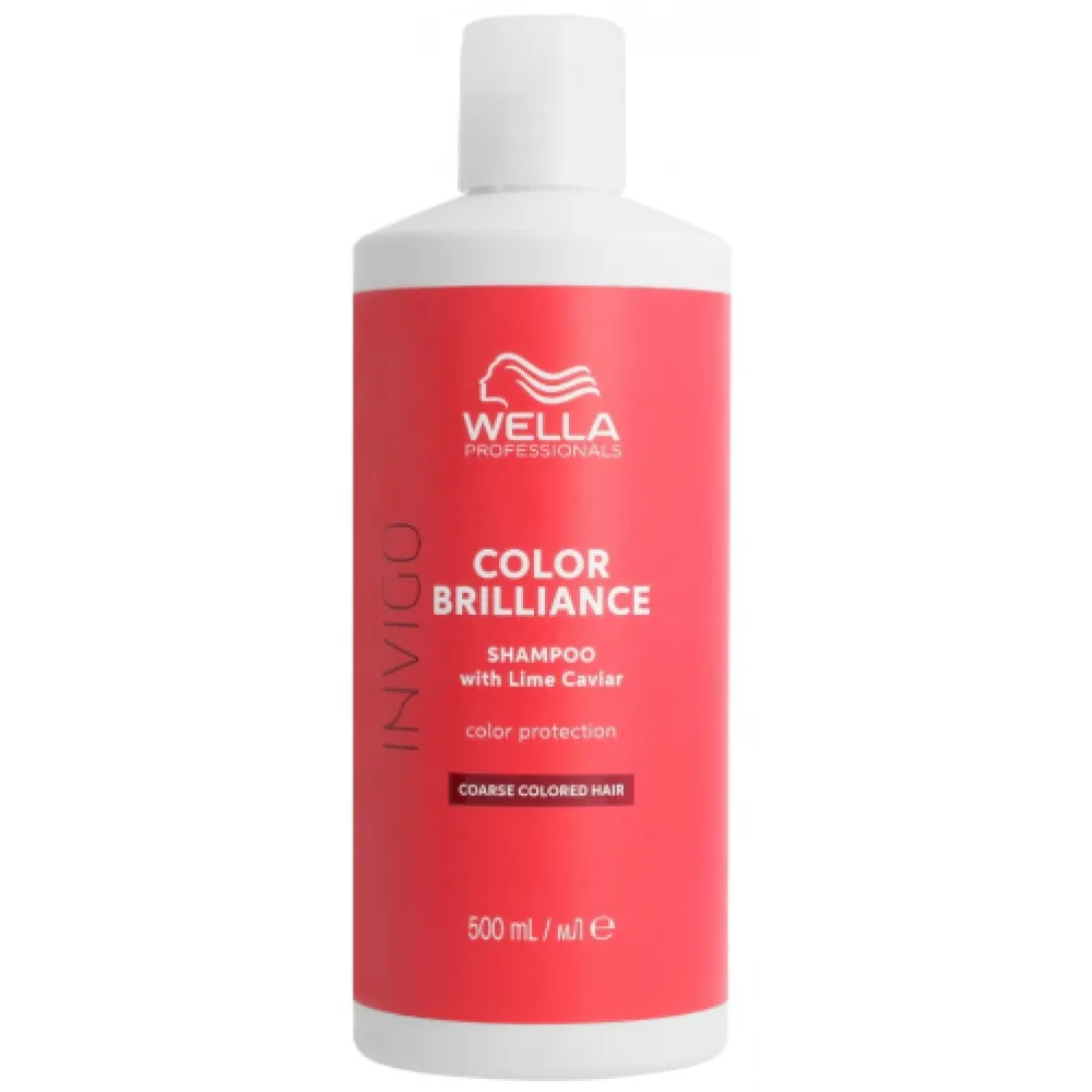 WELLA PROFESSIONAL INVIGO Color Brilliance Coarse Shampoo - šampoon paksudele ja värvitud juustele, 500 ml