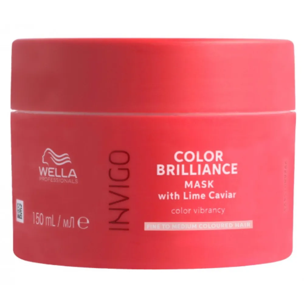 WELLA PROFESSIONAL INVIGO Color Brilliance Fine/Normal Mask – mask õhukestele/normaalsetele värvitud juustele, 150 ml (99350170073)