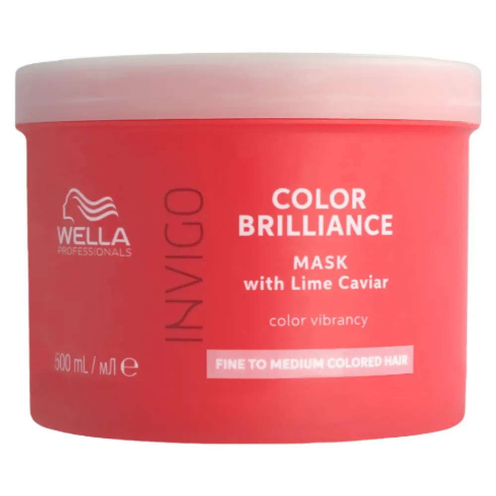 WELLA PROFESSIONAL INVIGO Color Brilliance mask peentele ja normaalsetele värvitud juustele, 500 ml