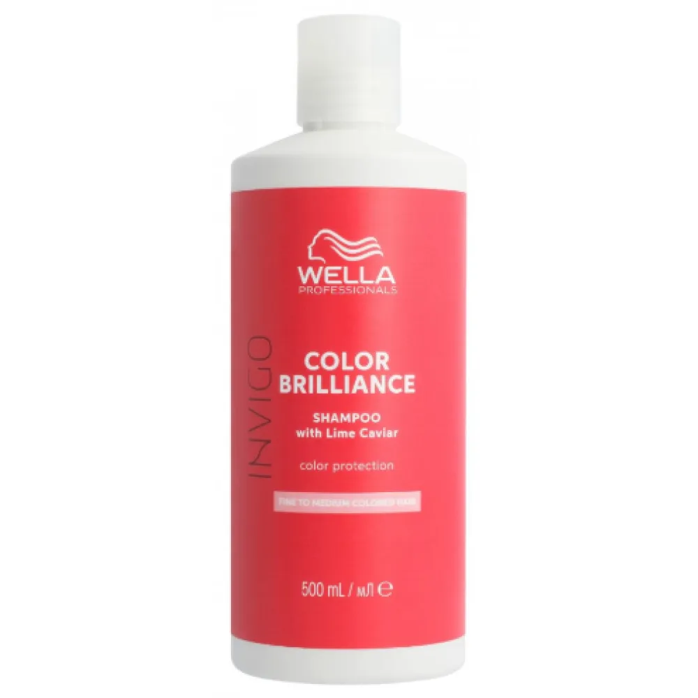 WELLA PROFESSIONAL INVIGO Color Brilliance Fine/Normal Shampoo – šampoon peentele ja normaalsele värvitud juustele, 500 ml