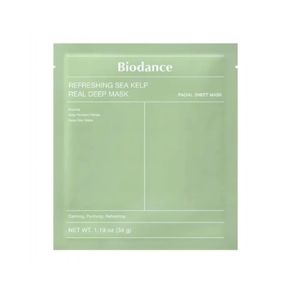 BIODANCE Biodance Refreshing Sea Kelp Real Deep Mask, 34g