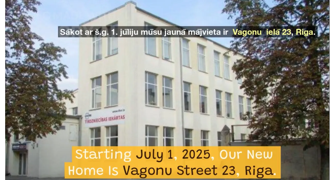 Oleme kolinud! Uus aadress – veel mugavam vastuvõtt!