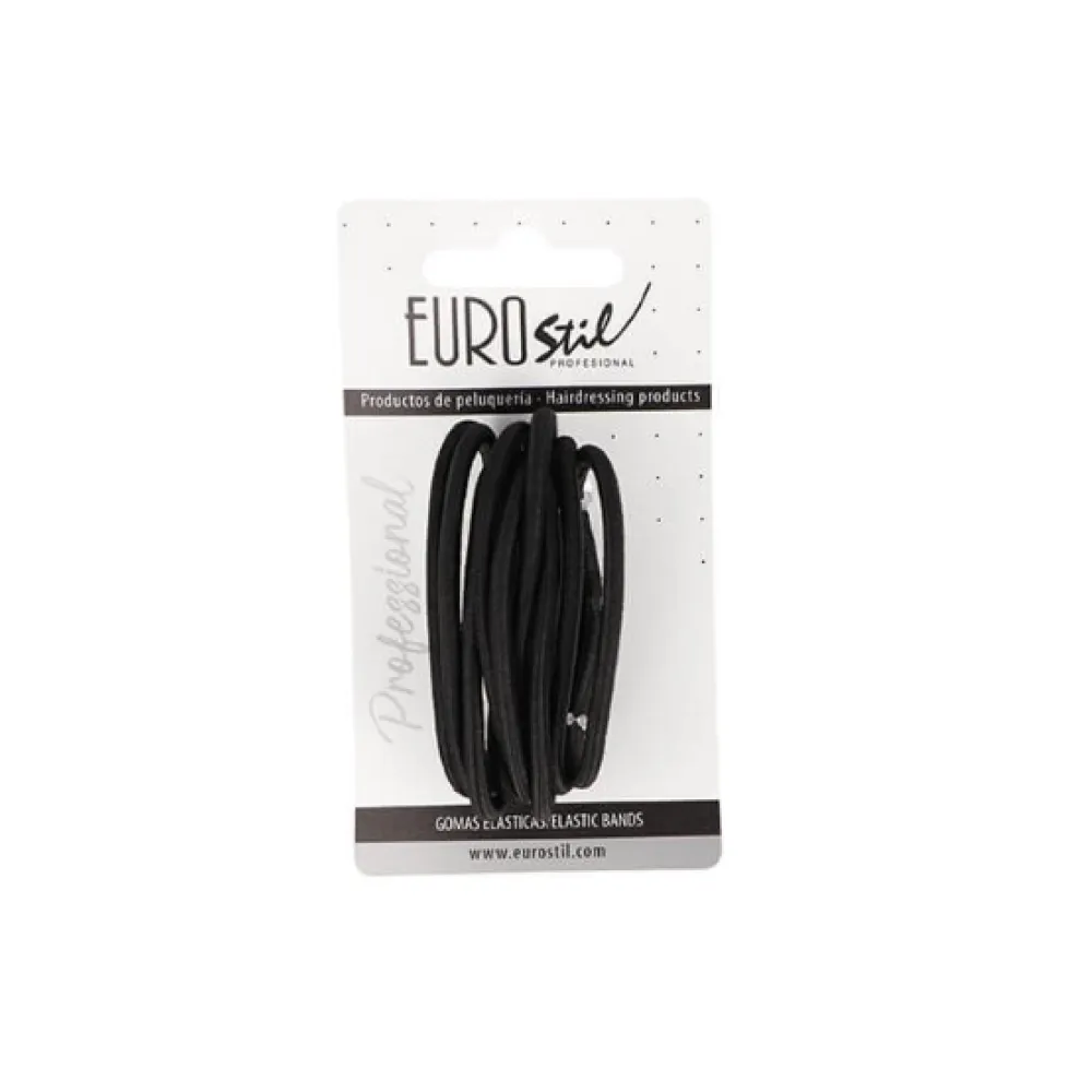Paksud mustad juuksekummid – 10 tk