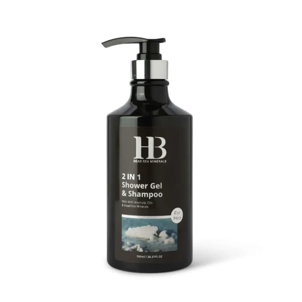 HEALTH&BEAUTY dušigeel ja šampoon meestele, 780 ml (H&B00092)