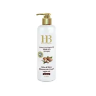 H&B Moist & Shine Argan Oil Hair Cream No-Rinse - niisutav ja läiget andev juuksekreem arganõli ja silikooniga, loputamist ei vaja, 400 ml