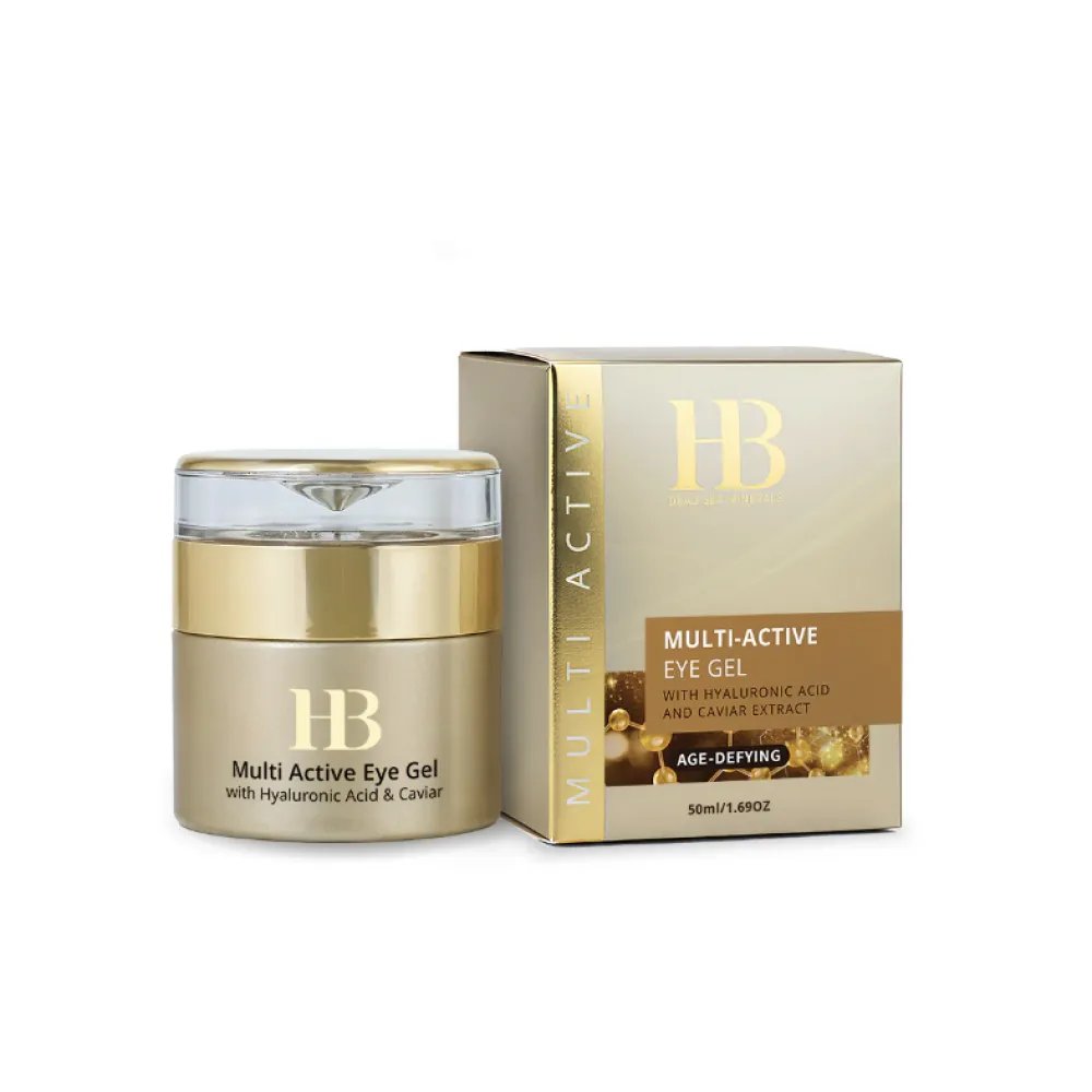 H&B PREMIUM LINE Multi-Active silmageel hüaluroonhappe ja kaviariga, 50 ml (h&b-gel)