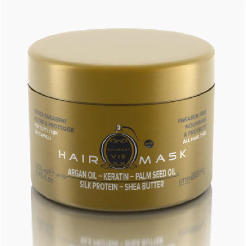 IMPERITY Gourmet Vie Mask – juuksemask arganiõli ja keratiiniga, 250 ml
