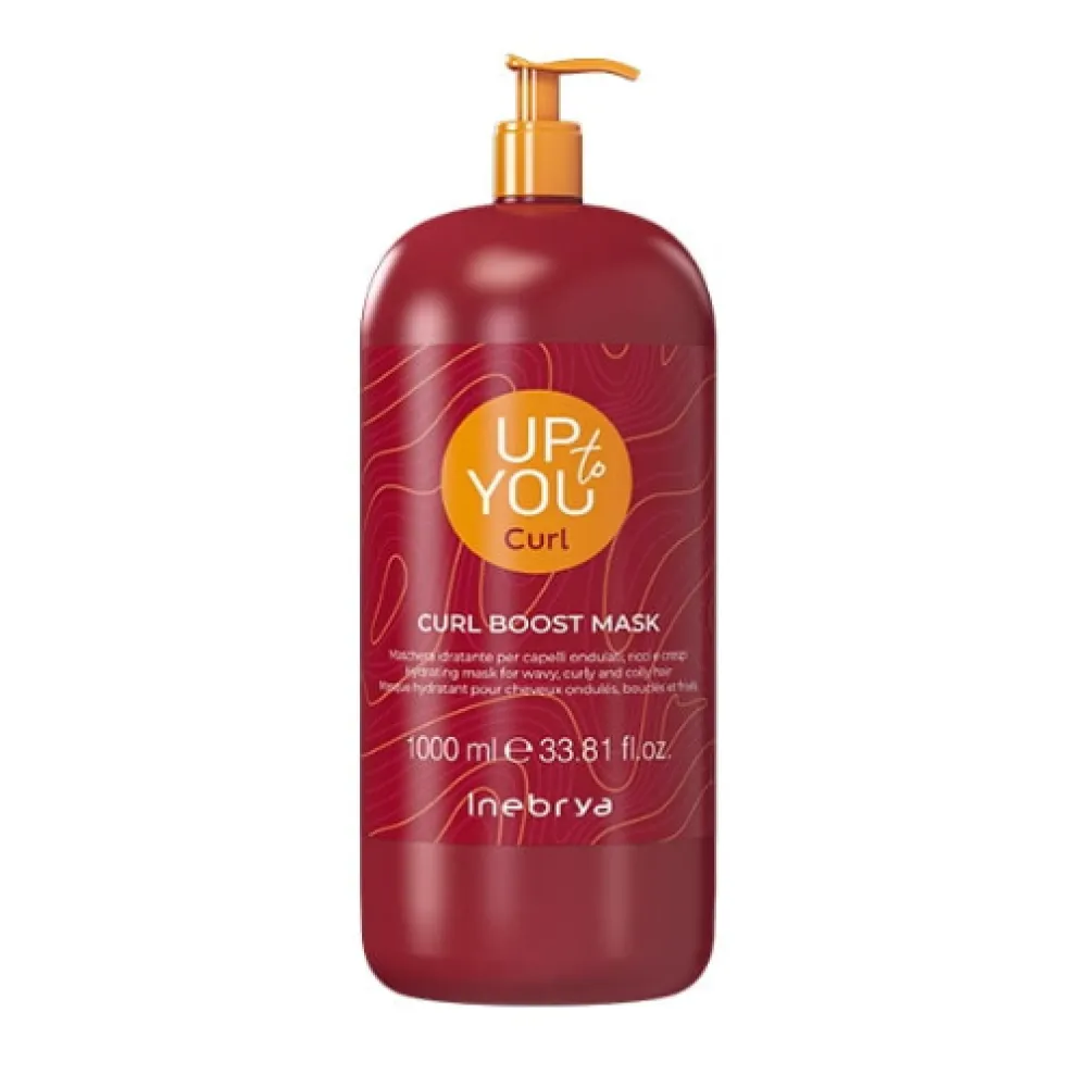 Inebrya UP to YOU Curl Boost Mask - niisutav juuksemask lokkis juustele, 1000 ml