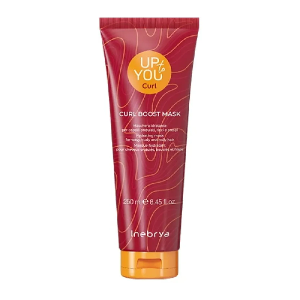 Inebrya UP to YOU Curl Boost Mask - Niisutav juuksemask käharatele juustele, 250 ml