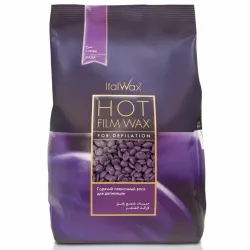 ItalWax Hot Film Wax PLUM — Läbipaistev ploomi kilevaha, 1000 g
