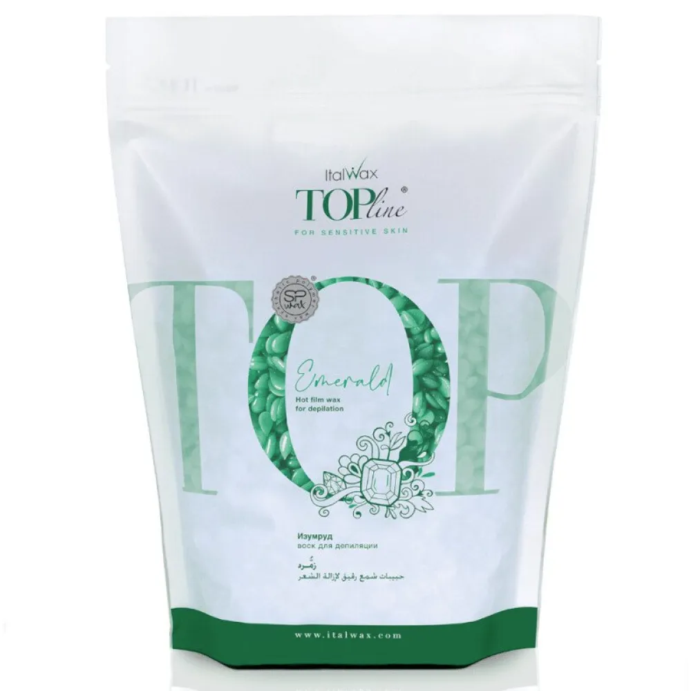 Italwax Top Formula EMERALD - kuum kilevaha graanulid, 750 g (BRLemerald)