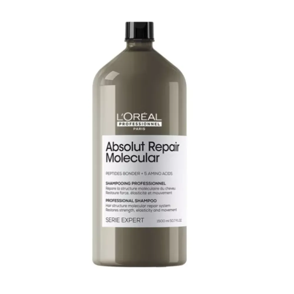 L'Oreal Professionnel Serie Expert Absolut Repair Molecular Shampoo - Molekulaarne šampoon sügavaks juuste taastamiseks, 1500 ml